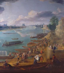 View of Paris from the Quai de la Rapee (detail)